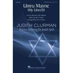 Umru Mayne (My Unrest) -Ben Jomen / Arr.Steve Cohen