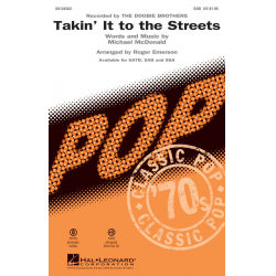 Takin' It to the Streets -Michael McDonald / Arr.Roger Emerson