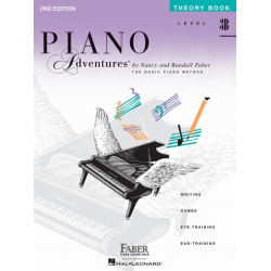 Piano Adventures Level 3B - Theory Book -Nancy Faber