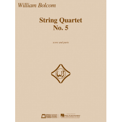 String Quartet No. 5 - Score And Parts -William Bolcom