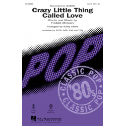 Crazy Little Thing Called Love -Freddie Mercury (Queen) / Arr.Kirby Shaw
