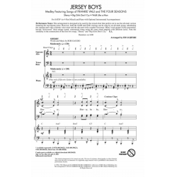 Jersey Boys (Medley) ShowTrax CD -Bob Crewe / Arr.Ed Lojeski