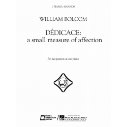 Dedicace - A Small Measure Of Affection -William Bolcom
