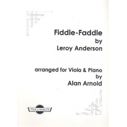 Fiddle-Faddle for viola and piano -Leroy Anderson