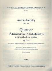Quartett à la memoire de P. Tschaikowsky -Anton Stepanowitsch Arensky