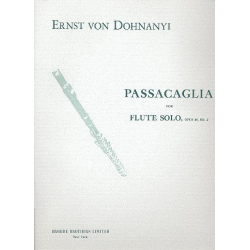 Passacaglia op.48,2 for flute solo -Ernst von Dohnányi