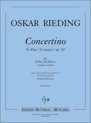 Concertino G-Dur op.24 (1.-4. Lage) -Oskar Rieding