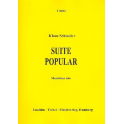 Suite popular für Mandoline solo -Klaus Schindler