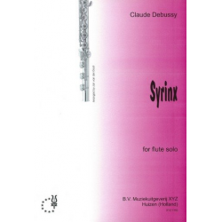 Syrinx for flute solo -Claude Achille Debussy