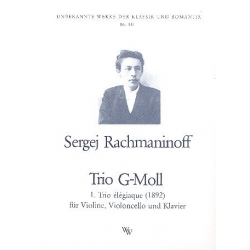 Trio g-Moll Nr.1 für Violine, Violoncello und Klavier - Sergei Rachmaninov (Rachmaninoff)