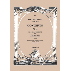 Konzert Nr.3 G-dur G480 für Violoncello -Luigi Boccherini