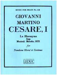 La Hieronyma trombone (horn) and bc -Giovanni M. Cesare