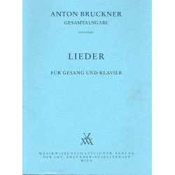 Lieder für Gesang und Klavier -Anton Bruckner