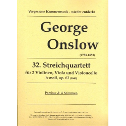 Quartett h-Moll Nr.32 op.63 -George Onslow