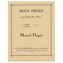 Legende : pour violoncelle et piano -Marcel Dupré
