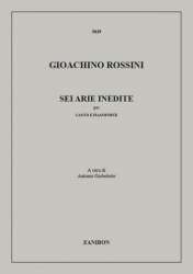 6 arie per canto e pianoforte -Gioacchino Rossini