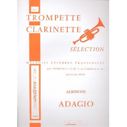 Adagio pour trompette (clarinette) -Tomaso Albinoni