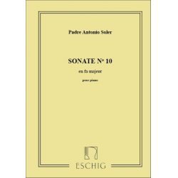 Padre Antonio Soler - Sonate N. 10 En Fa Majeur, Pour Piano