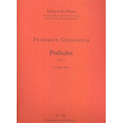 Preludes op.2 -Friedrich Gernsheim / Arr.Oliver Fraenzke
