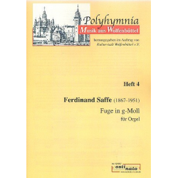 Fuge g-Moll für Orgel -Ferdinand Saffe
