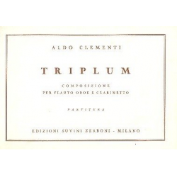 Triplum composizione per -Aldo Clementi