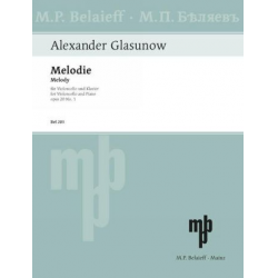 Melodie op.20 Nr.1  : -Alexander Glasunow