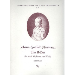 Trio B-Dur für 2 Violinen und Viola -Johann Gottlieb Naumann