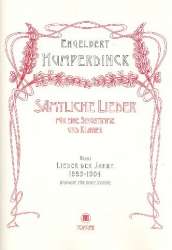 Sämtliche Lieder Band 1 Lieder -Engelbert Humperdinck