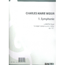 Sinfonie c-moll Nr.1 op.13,1 für Orgel -Charles-Marie Widor