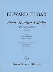6 leichte Stücke op.22 für Violine und Klavier -Edward Elgar