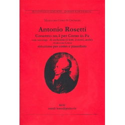 Konzert F-Dur Nr.4 für Horn und -Francesco Antonio Rosetti (Rößler)