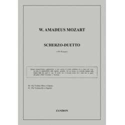 Scherzo-Duetto per 2 violini (oboi o clarini) -Wolfgang Amadeus Mozart