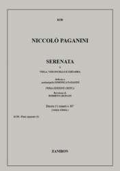 Serenata per viola, -Niccolo Paganini