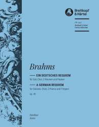 Ein Deutsches Requiem op.45 -Johannes Brahms / Arr.Heinrich Poos