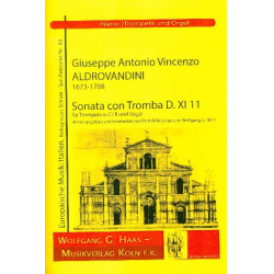 Sonata con tromba D.XI11 -Giuseppe Aldrovandini