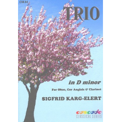 Trio d minor for oboe, cor anglais -Sigfrid Karg-Elert