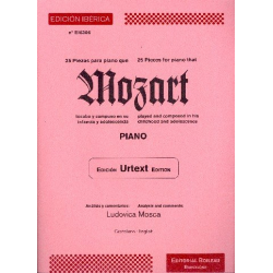 25 piezas que Mozart tocaba y compuso -Wolfgang Amadeus Mozart