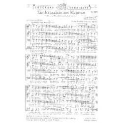 Ein Kränzlein aus Majoran op.27,1 -Antonin Dvorak