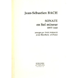 Sonata in g Minor BWV1020 -Johann Sebastian Bach