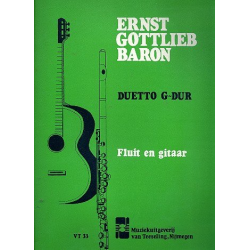 Duett G-Dur für Flöte und -Ernst Gottlieb Baron