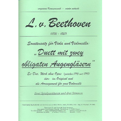 Duett mit 2 obligaten Augengläsern WoO32 -Ludwig van Beethoven