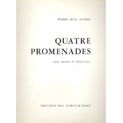 4 Promenades pour quatuor -Pierre Max Dubois