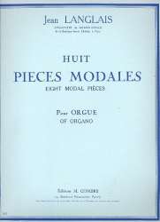 8 pièces modales: pour orgue -Jean Langlais