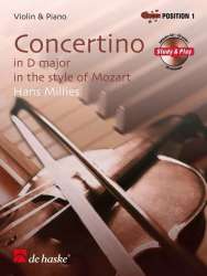 Concertino D-Dur im Stile Mozarts (+CD) -Hans Millies