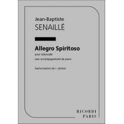 Allegro Spiritoso pour violoncelle et -Jean-Baptiste Senaillé