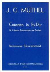 Konzert Es-Dur für 2 Fagotte, Streichorchester und Cembalo -Johann Gottfried Müthel