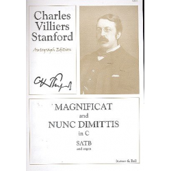 Magnificat and nunc dimittis C major -Charles Villiers Stanford