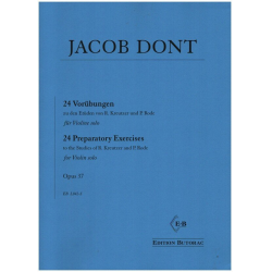 24 Vorübungen op.37 -Jacob Dont
