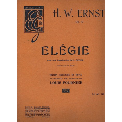 Elégie op.10 -Heinrich Wilhelm Ernst