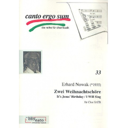 2 Weihnachtschöre für gem Chor -Erhard Nowak